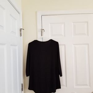 89th & Madison women's black blouse